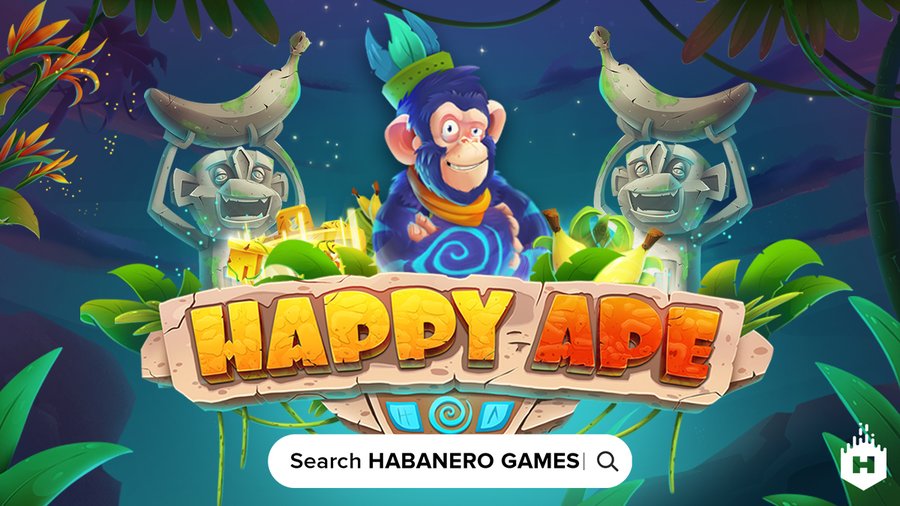 Try to Play The Latest Slot Happy Ape 2022 from Habanero